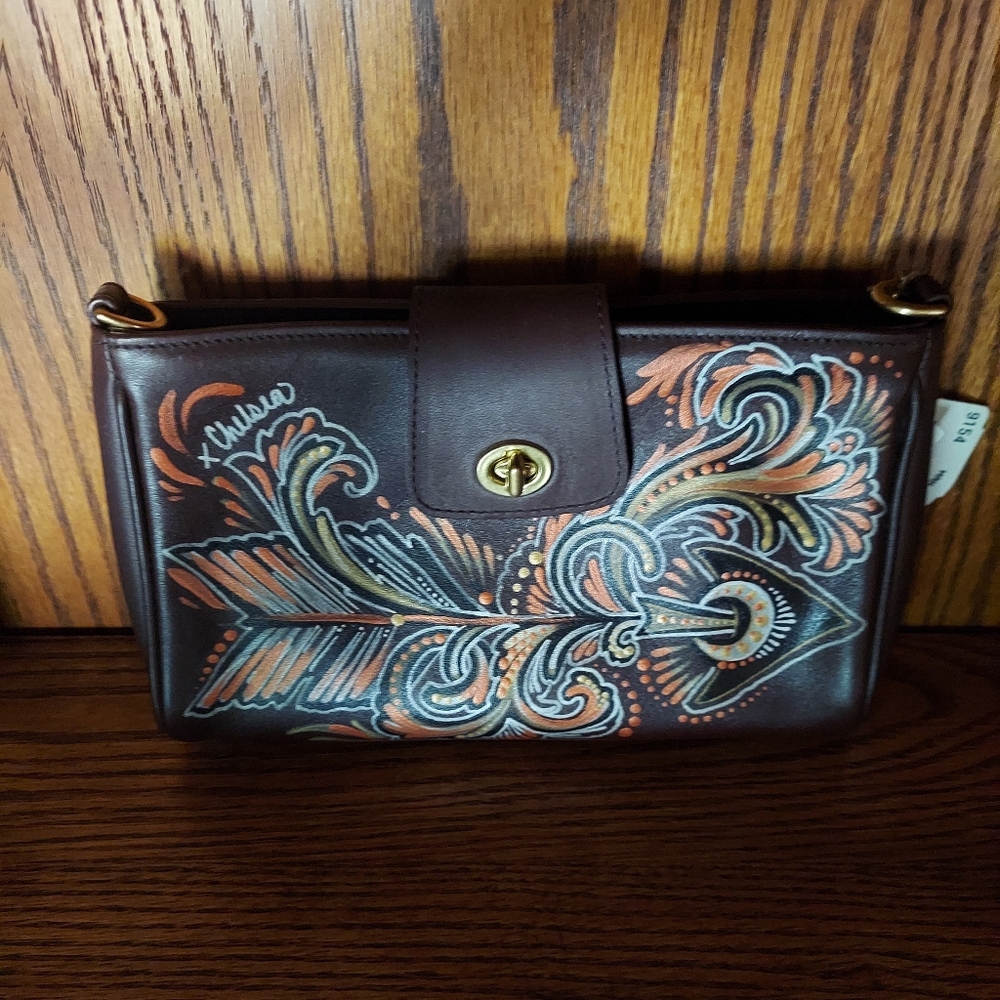 Cross posted..  NWT coachxchelsea tattoo custom painted art